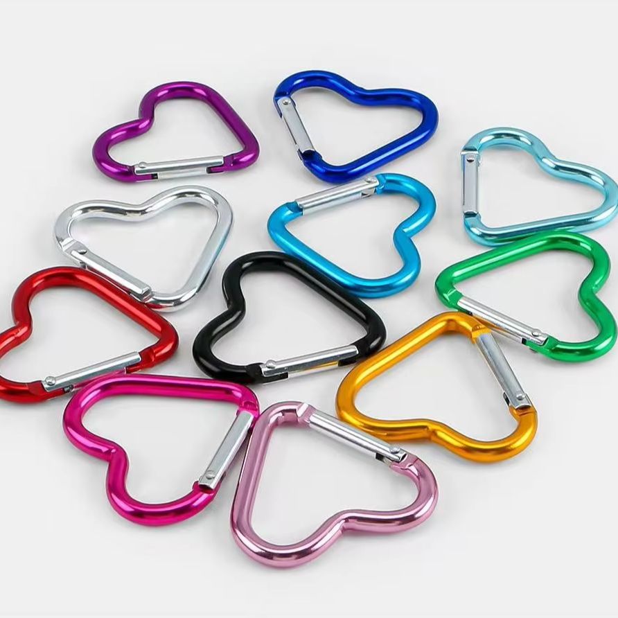 Pet Supplies Direct - 5pcs Aluminum Alloy Colorful Heart Spring