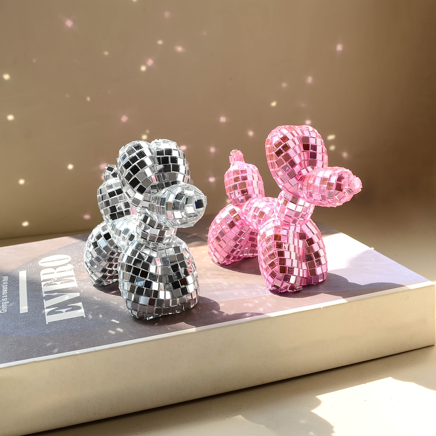 Pet Supplies Direct - 1pc Disco Mirror Balloon Puppy Cute