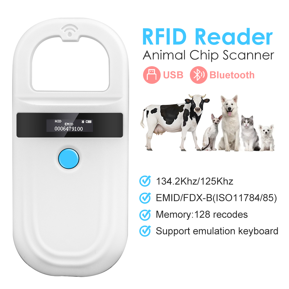 Pet Supplies Online - Handheld 134.2KHz 125kHz Animal RFID Reader