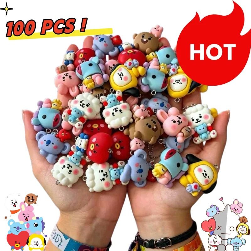 Pet Supplies Direct - 10pcs Kawaii Dog Bunny Cute Resin