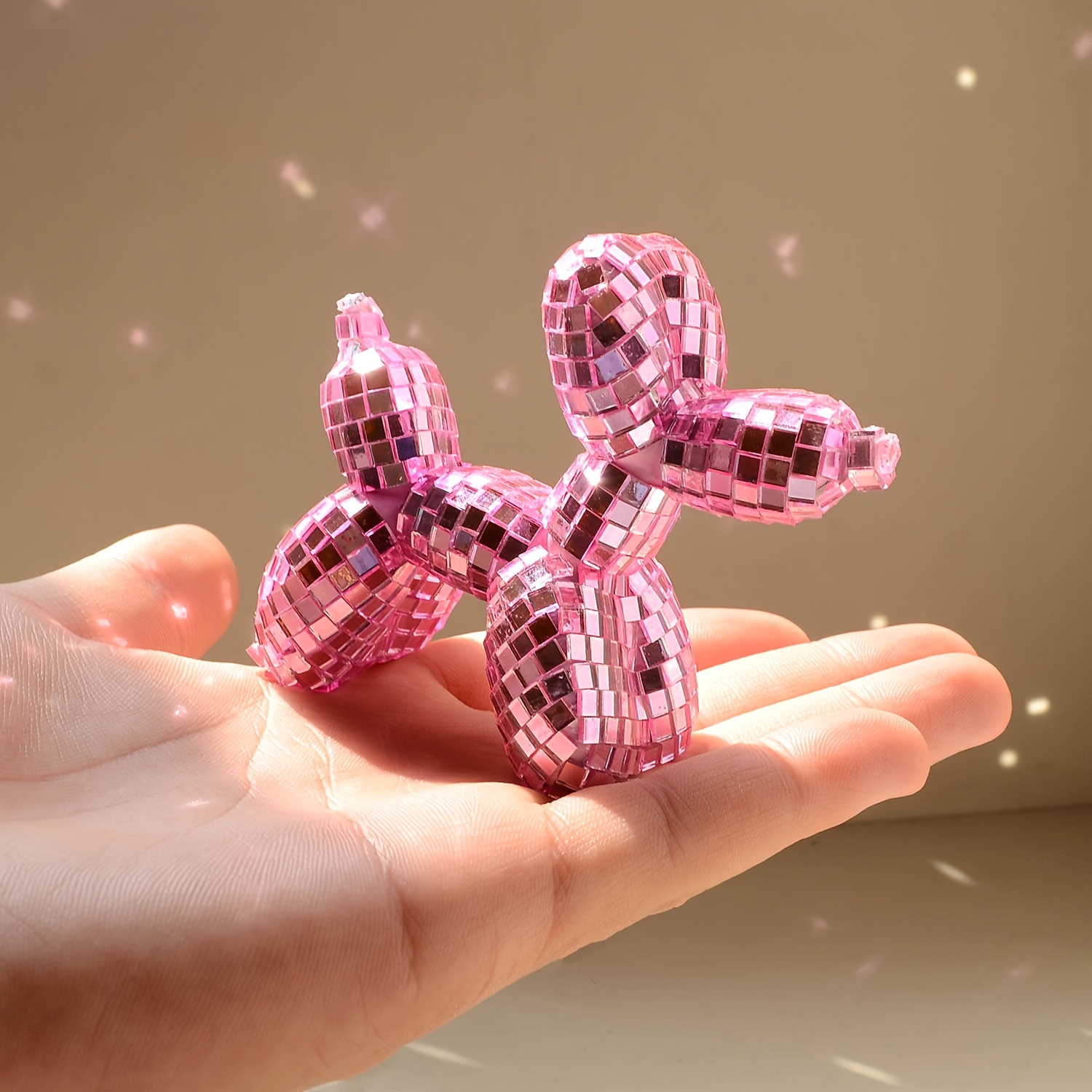 1pc Disco Mirror Balloon Puppy - Pet Supplies Direct ulasan dan harga