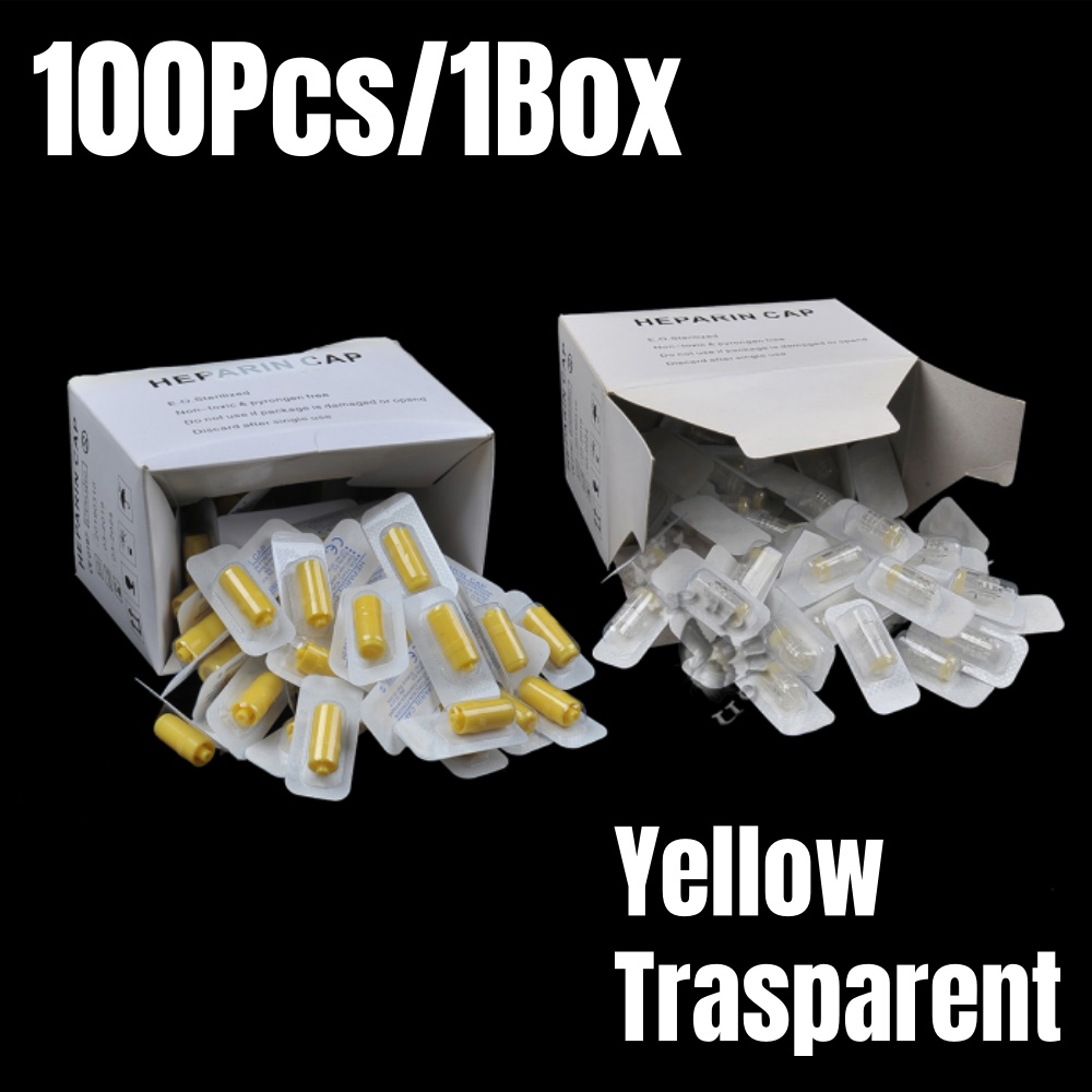 100Pcs/Box Heparin Cap IV Disp - Pet Supplies Store ulasan dan harga