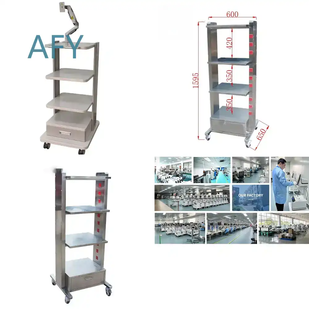 Veterinary Trolley Cart for Ve - Pet Supplies Vet ulasan dan harga