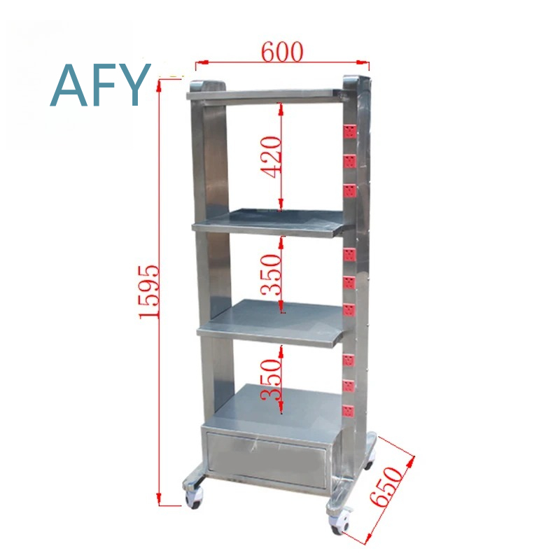 Veterinary Trolley Cart for Ve - Pet Supplies Vet ulasan dan harga