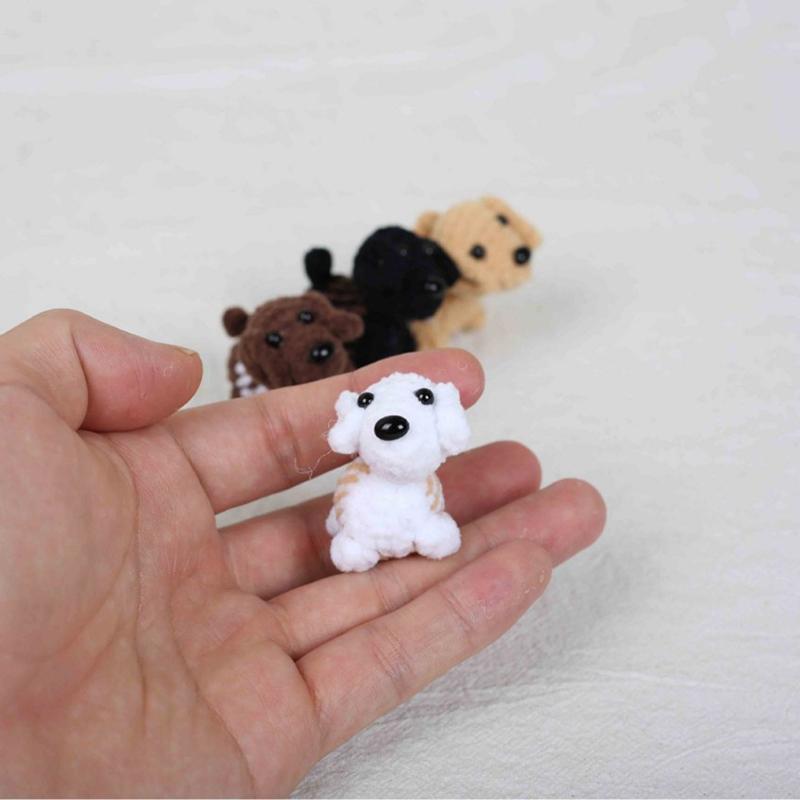 Mini Puppy Series Crochet Keyr - Pet Supplies Store ulasan dan harga