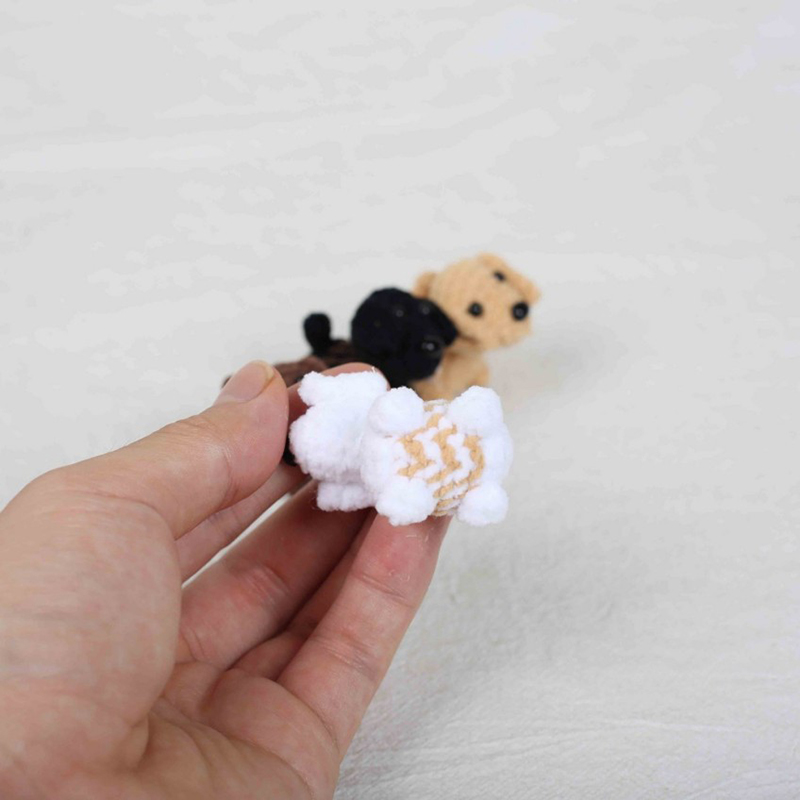 Mini Puppy Series Crochet Keyr - Pet Supplies Store ulasan dan harga