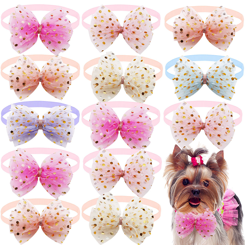 50pcs Lace Big Bows For Dogs F - Pet Supplies In Bulk ulasan dan harga