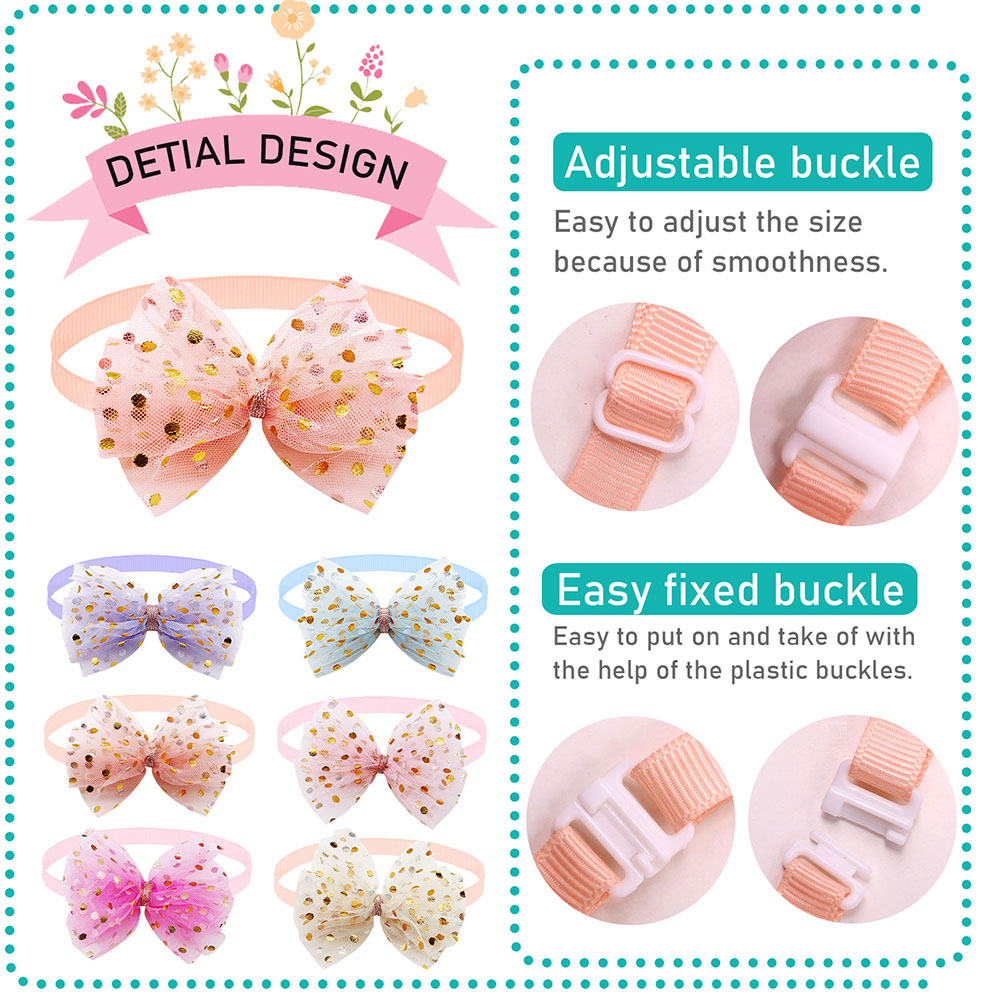 50pcs Lace Big Bows For Dogs F - Pet Supplies In Bulk ulasan dan harga
