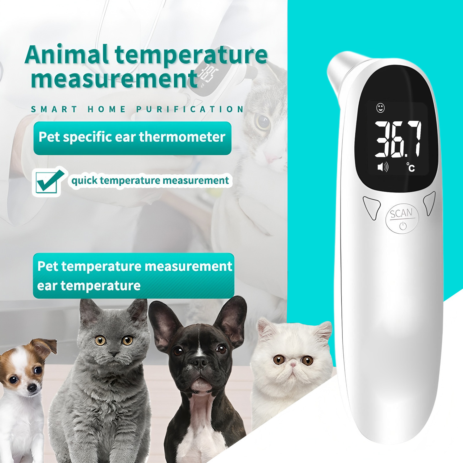 Pet Ear Digital Thermometer No - Pet Supplies Direct ulasan dan harga