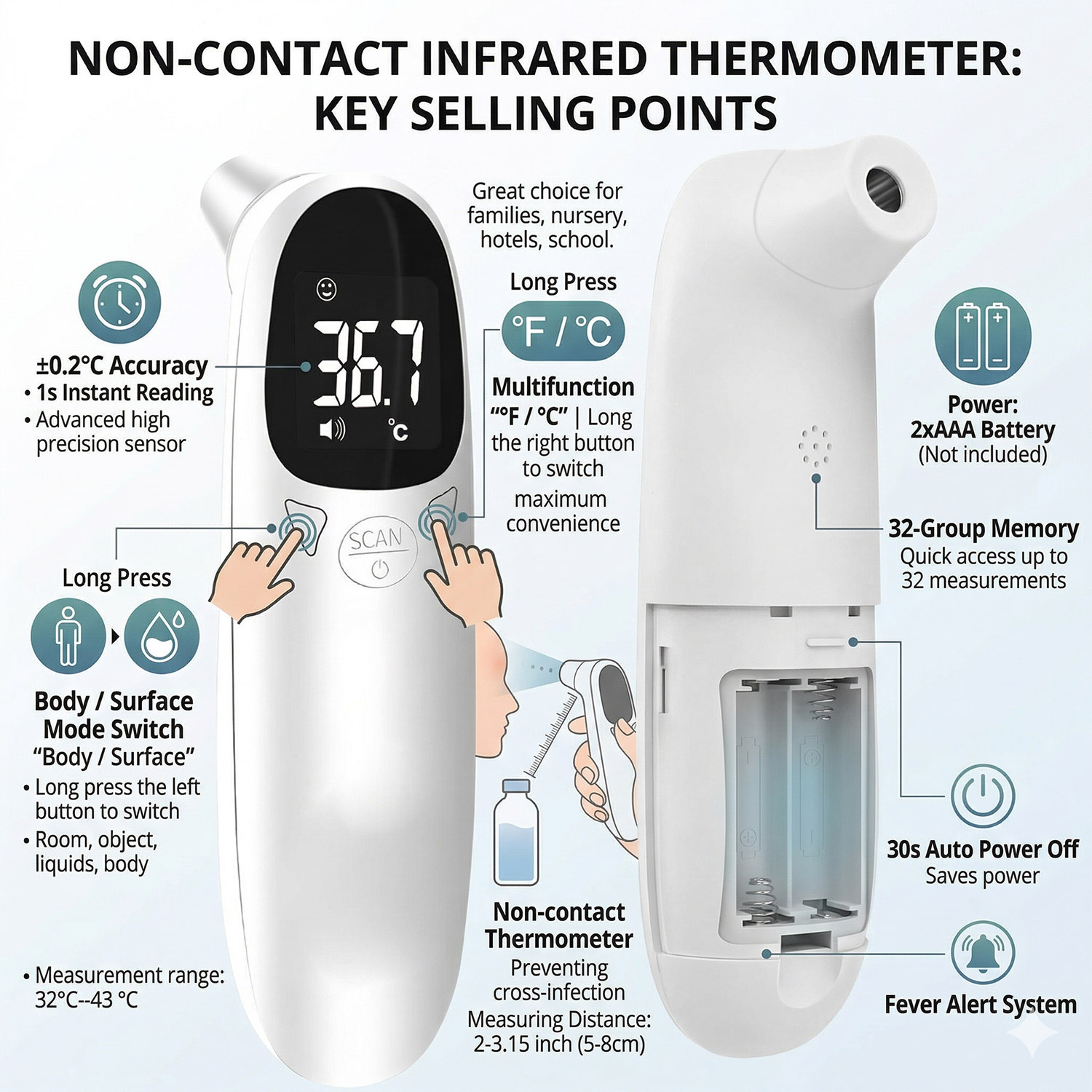 Pet Ear Digital Thermometer No - Pet Supplies Direct ulasan dan harga