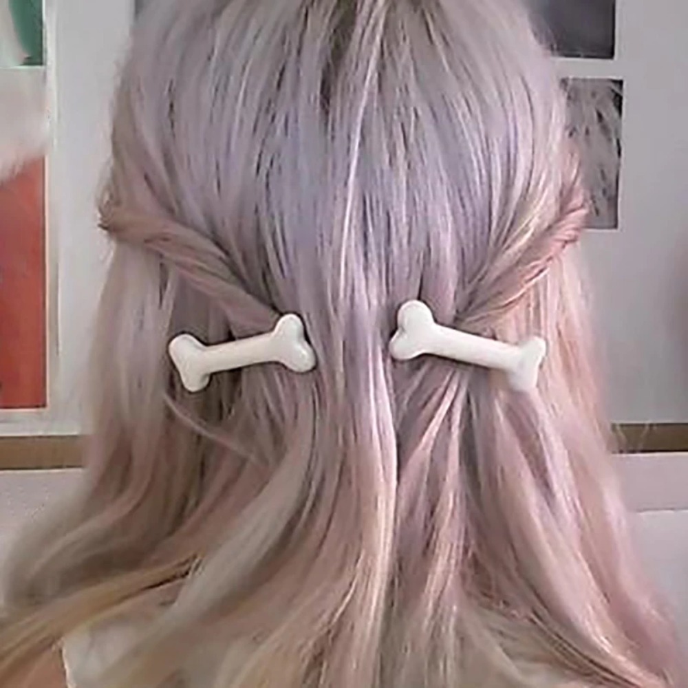 Y2K Cartoon Dog Bone Hair Clip - Pet Supplies Store ulasan dan harga
