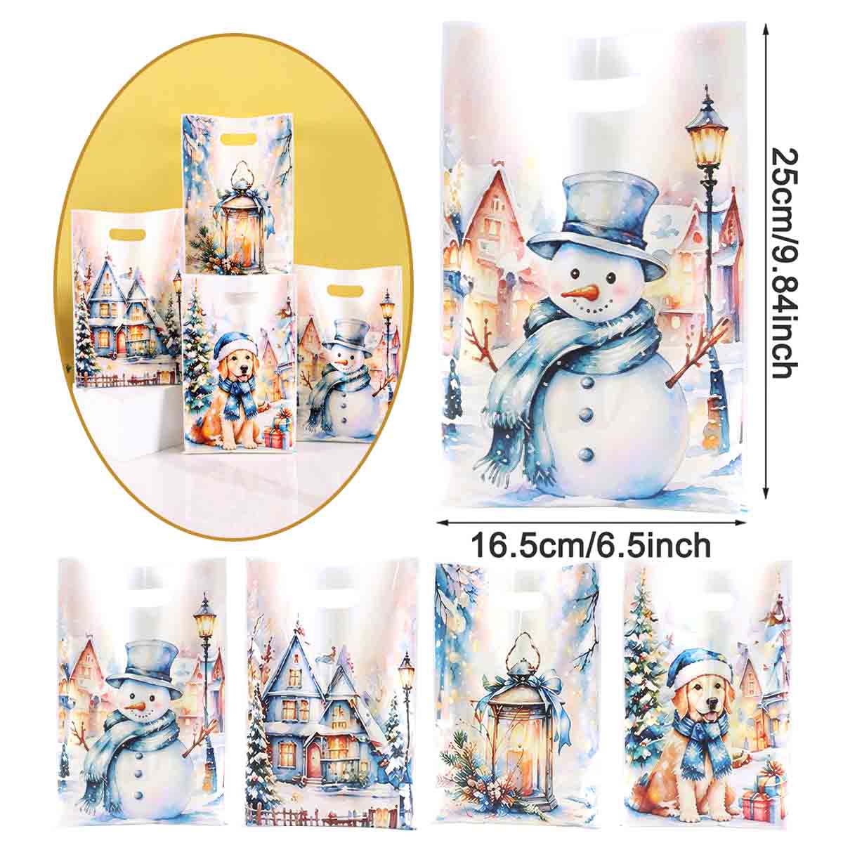 10/20/50pcs Blue Christmas Gif - Pet Supplies Direct ulasan dan harga