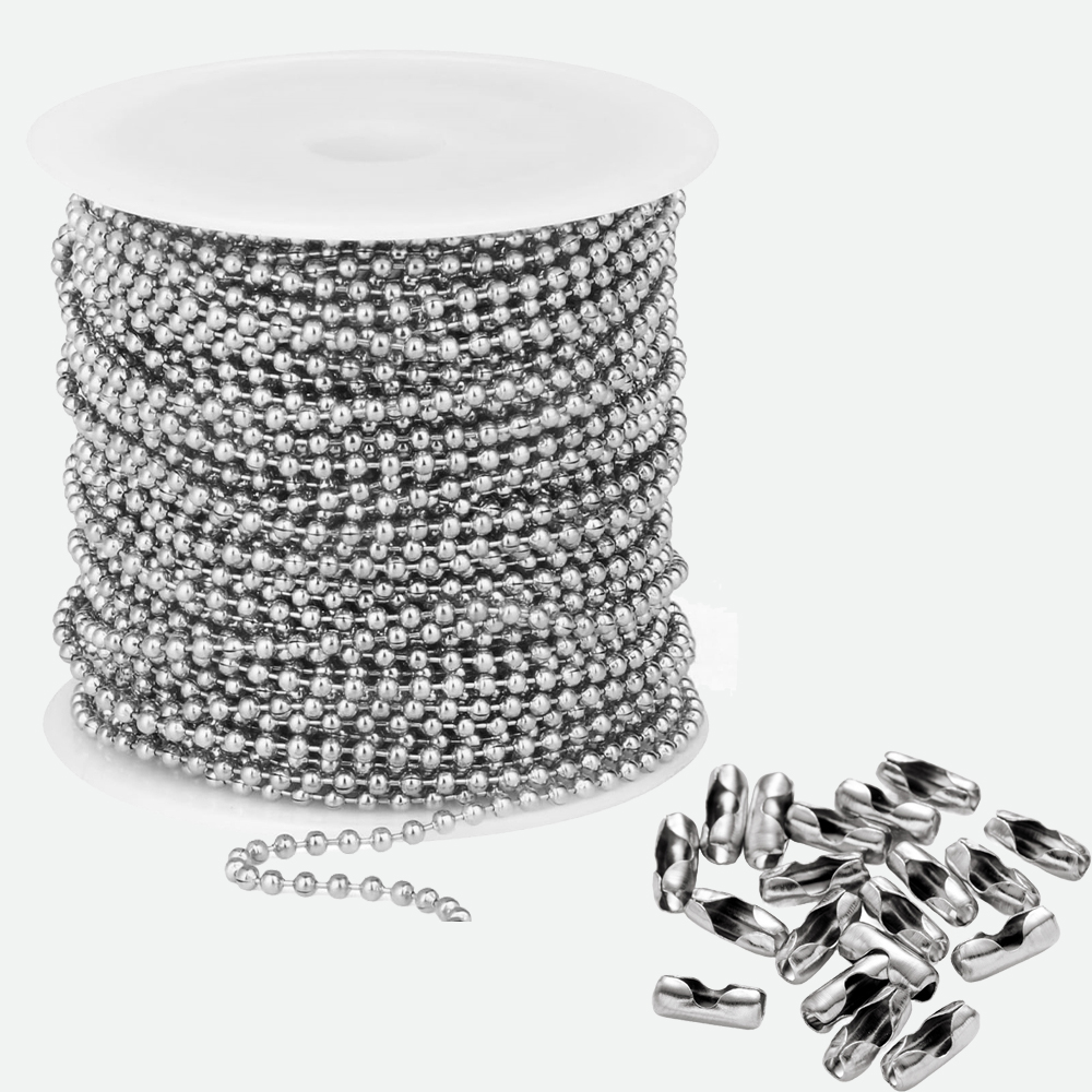 10m Stainless Steel Bead Ball  - Pet Supplies Direct ulasan dan harga