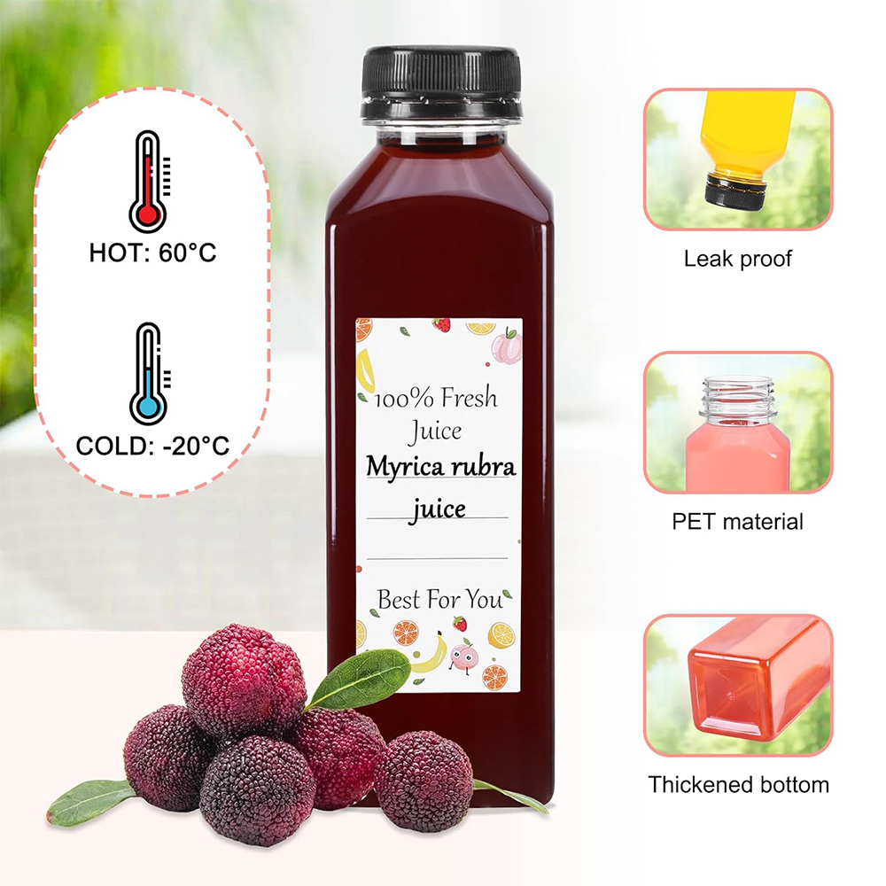 LMETJMA 500ML Juice Bottles PE - Pet Supplies In Bulk ulasan dan harga