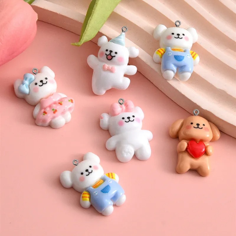 10pcs Cartoon Dog Resin Charms - Pet Supplies Store ulasan dan harga