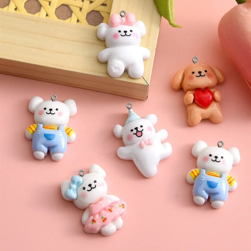 10pcs Cartoon Dog Resin Charms - Pet Supplies Store ulasan dan harga
