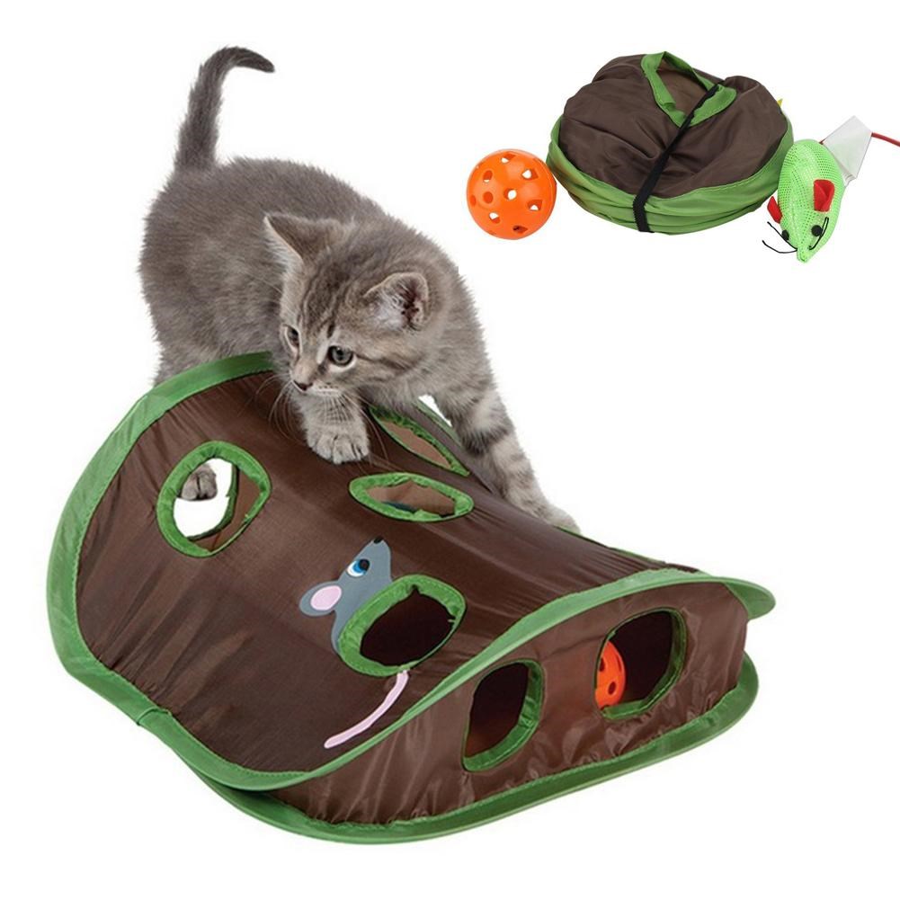 Cute Pet Cat Interactive Hide  - Pet Supplies Online ulasan dan harga