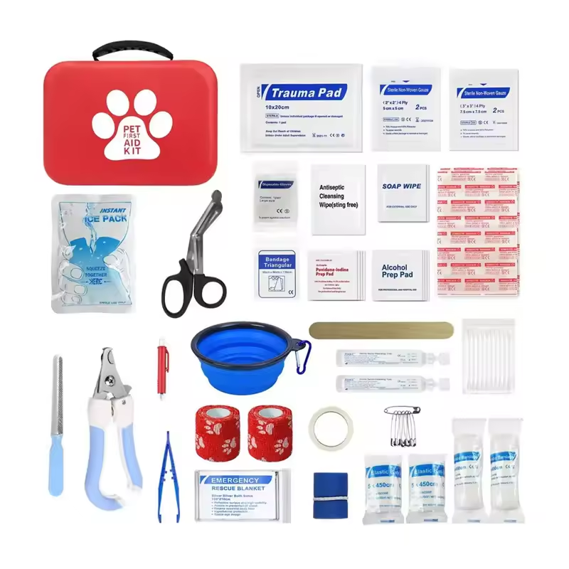 Dogs First Aid Kit Vet Bag Pet - Pet Supplies Vet ulasan dan harga